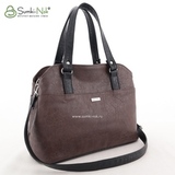 Сумка Саломея 242 мальта шоколад + черный